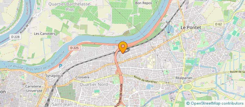 localisation de l'entreprise MONSIEUR YAHIA BEKKOUCHE  LE PONTET