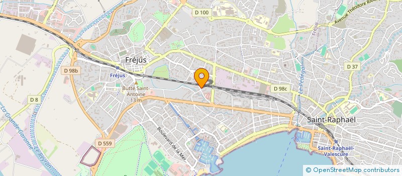 localisation de l'entreprise MONSIEUR YAHIA BEN MANSOUR à FREJUS