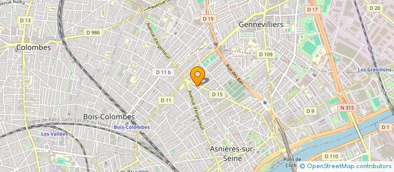 localisation de l'entreprise MONSIEUR YAHIA BENALLA à ASNIERES-SUR-SEINE