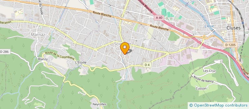 localisation de l'entreprise MONSIEUR YAHIA BENNOUI  SCIONZIER