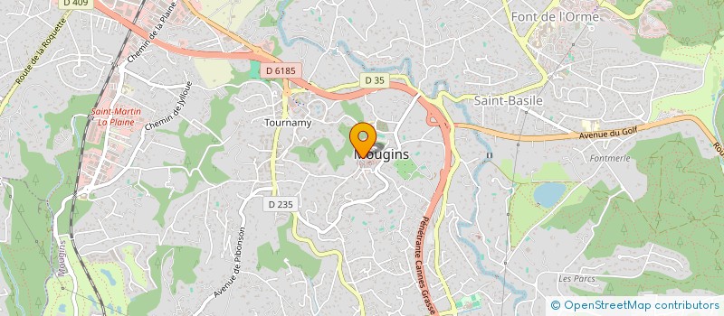 localisation de l'entreprise MONSIEUR YAHIA BENOUARI à MOUGINS