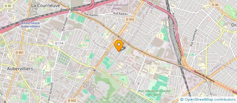 localisation de l'entreprise MONSIEUR YAHIA BENSEGHIR à LA COURNEUVE
