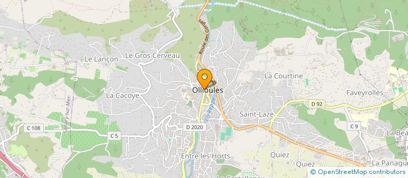 localisation de l'entreprise MONSIEUR YAHIA BOUCHAMA  OLLIOULES