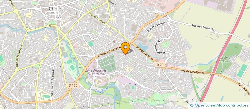localisation de l'entreprise MONSIEUR YAHIA BOUDJELAL à CHOLET