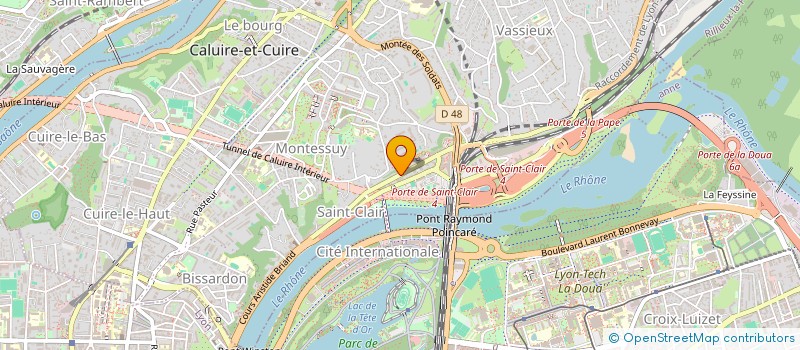 localisation de l'entreprise MONSIEUR YAHIA BOUGHERARA  CALUIRE-ET-CUIRE