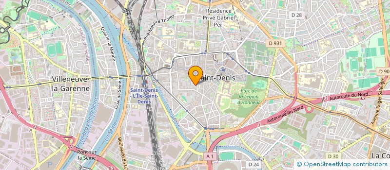 localisation de l'entreprise MONSIEUR YAHIA DJEBBARI à SAINT-DENIS