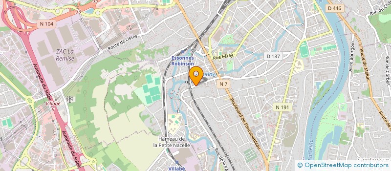 localisation de l'entreprise MONSIEUR YAHIA KELLOU à CORBEIL-ESSONNES