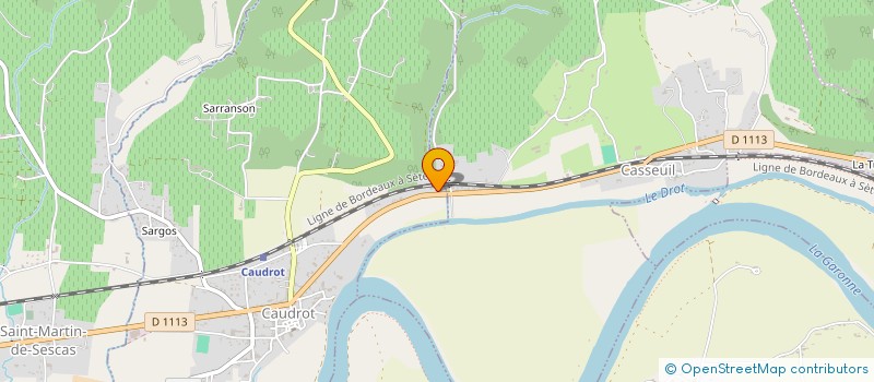 localisation de l'entreprise MONSIEUR YAHIA KHOUANE  CAUDROT