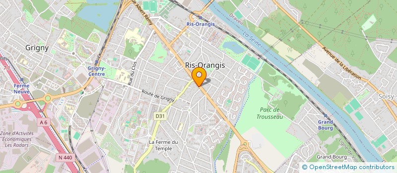 localisation de l'entreprise MONSIEUR YAHIA KRAZEM  RIS-ORANGIS