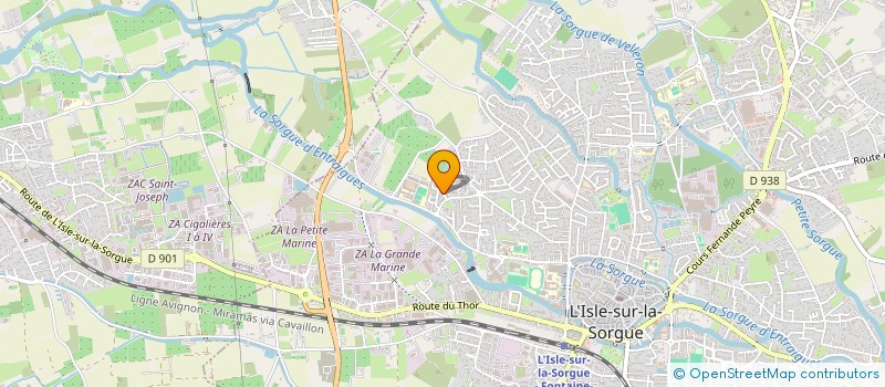 localisation de l'entreprise MONSIEUR YAHIA MAKHLOUF  L'ISLE-SUR-LA-SORGUE