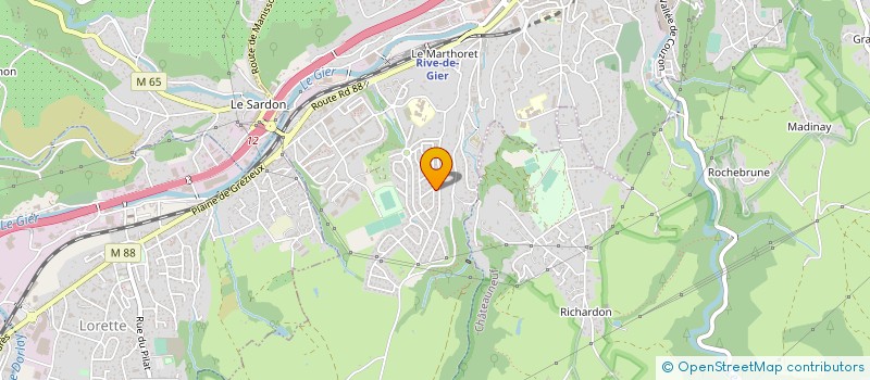 localisation de l'entreprise MONSIEUR YAHIA MEDJANA à RIVE-DE-GIER