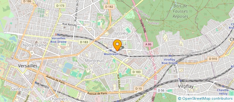 localisation de l'entreprise MONSIEUR YAHIA MEKHFI à VERSAILLES