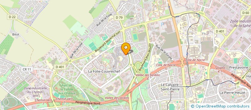localisation de l'entreprise MONSIEUR YAHIA MOKHFI à CAEN
