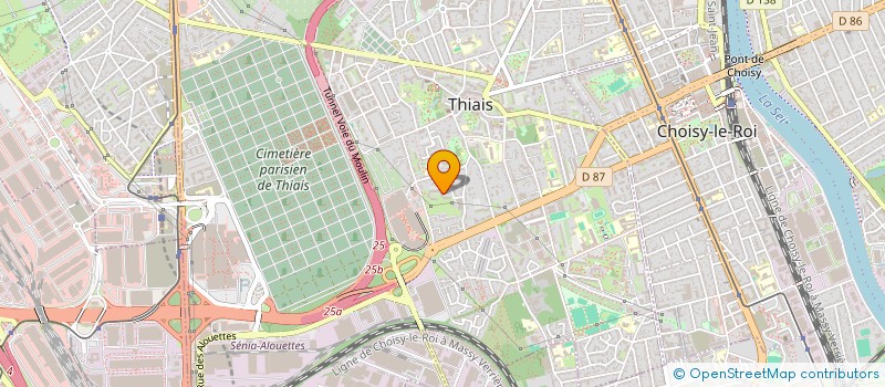 localisation de l'entreprise MONSIEUR YAHIA OUAMEUR  THIAIS