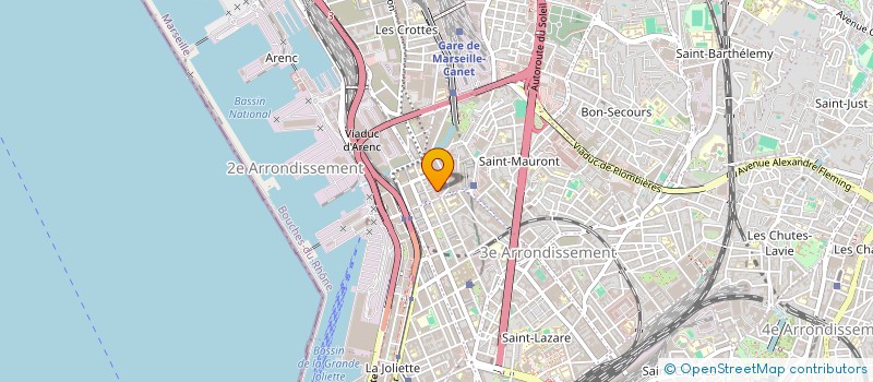 localisation de l'entreprise MONSIEUR YAHIA RAHALI à MARSEILLE