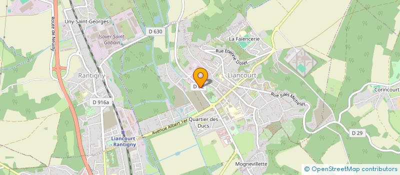 localisation de l'entreprise MONSIEUR YAHIA REHMANI  LIANCOURT