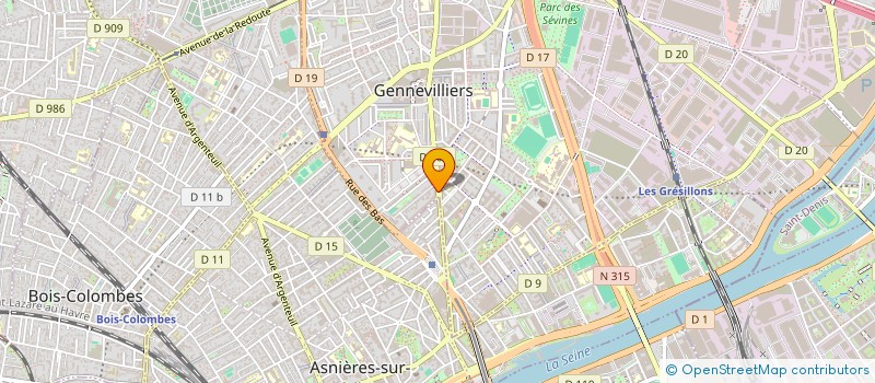 localisation de l'entreprise MONSIEUR YAHIA RIHANE à GENNEVILLIERS