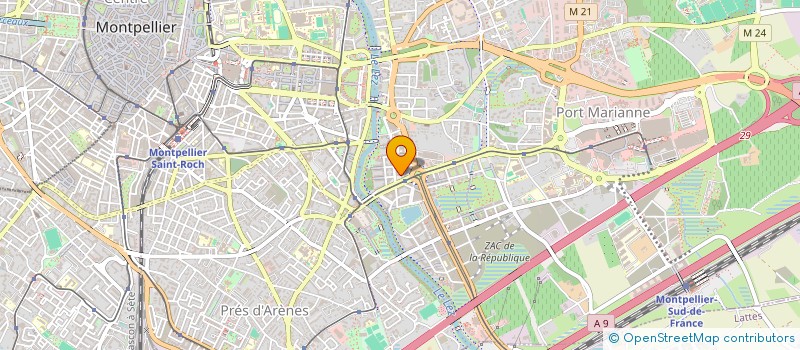 localisation de l'entreprise MONSIEUR YAHIA SEBA à MONTPELLIER