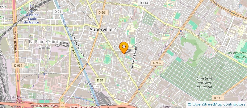 localisation de l'entreprise MONSIEUR YAHIA TITOUH  AUBERVILLIERS