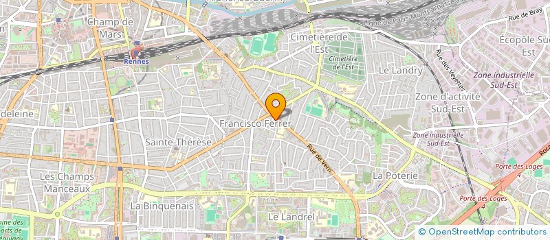 localisation de l'entreprise MONSIEUR YAHIAOUI BOURADA  RENNES