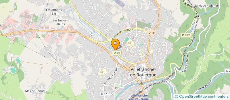 localisation de l'entreprise MONSIEUR YAHN ALLIOTTE  VILLEFRANCHE-DE-ROUERGUE