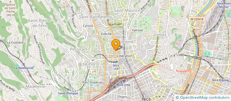 localisation de l'entreprise MONSIEUR YAHOR SELIVANAU à NICE