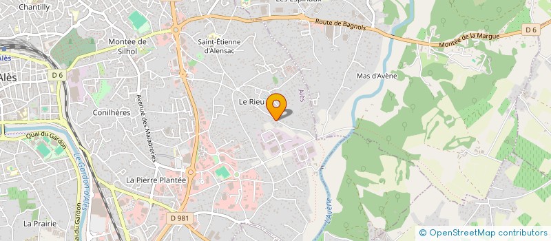 localisation de l'entreprise MONSIEUR YAHOUZ CAGLAR à ALES