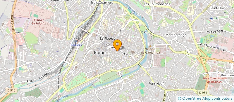 localisation de l'entreprise MONSIEUR YAHYA AOUAD  POITIERS