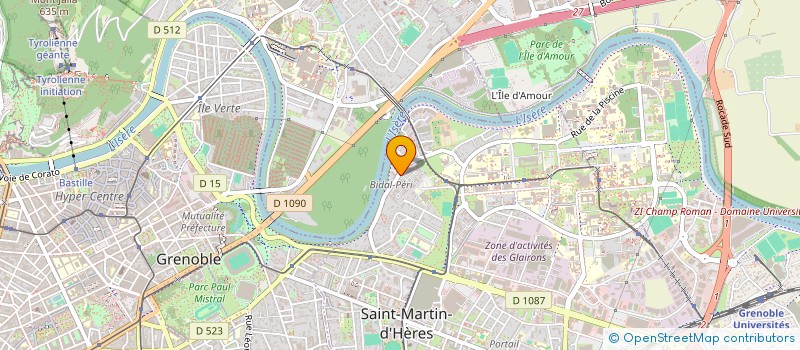 localisation de l'entreprise MONSIEUR YAHYA BAJDADI  SAINT-MARTIN-D'HERES