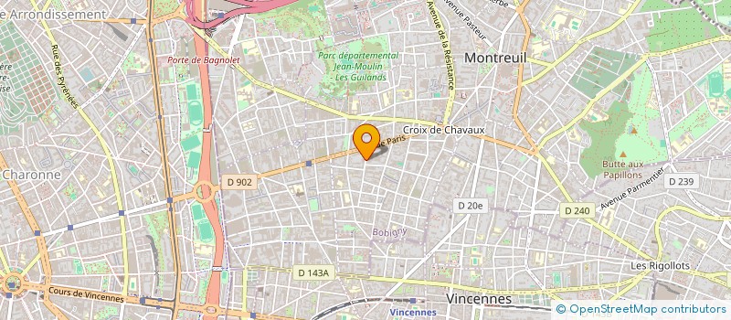 localisation de l'entreprise MONSIEUR YAHYA BAKRA à MONTREUIL