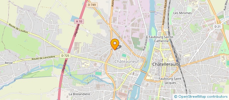 localisation de l'entreprise MONSIEUR YAHYA BELHADDAD  CHATELLERAULT