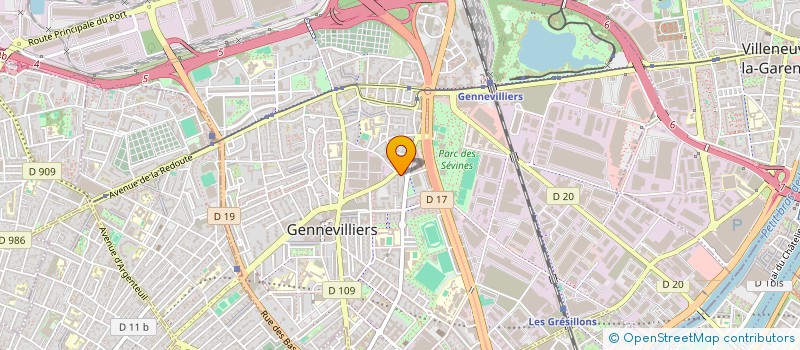 localisation de l'entreprise MONSIEUR YAHYA BELHOUARI à GENNEVILLIERS