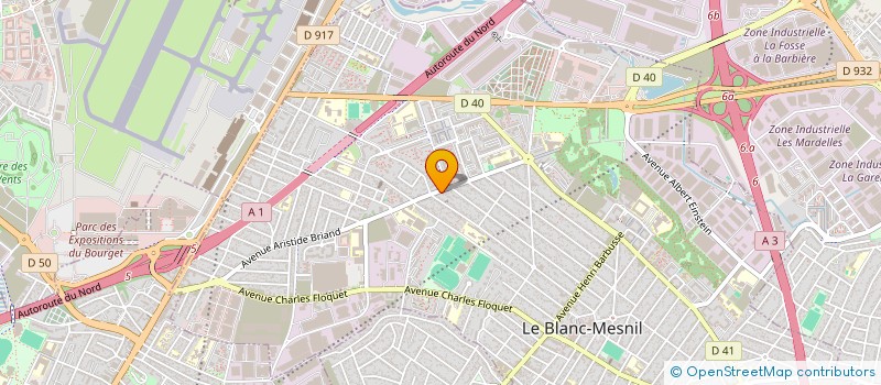 localisation de l'entreprise MONSIEUR YAHYA BENTAOU à LE BLANC-MESNIL