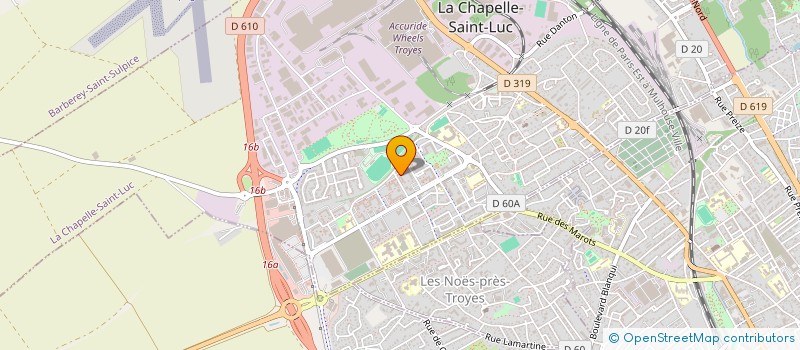 localisation de l'entreprise MONSIEUR YAHYA BENYAHYA à LA CHAPELLE-SAINT-LUC