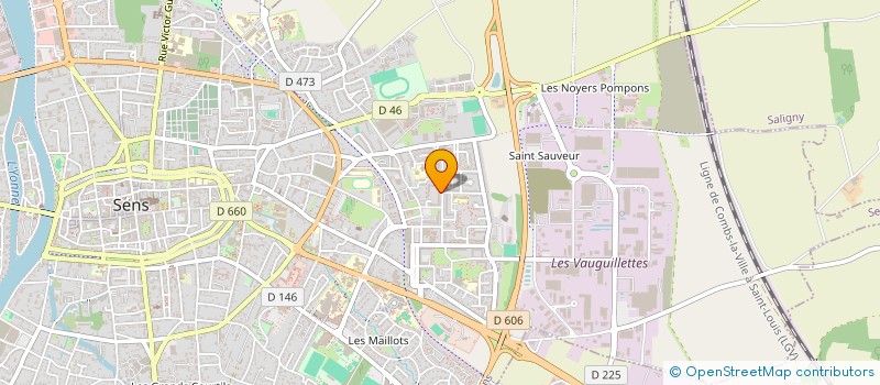 localisation de l'entreprise MONSIEUR YAHYA BESHIR ALI  SENS