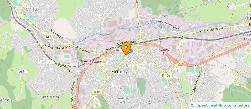 localisation de l'entreprise MONSIEUR YAHYA BOUFADENE  SAINT-ETIENNE