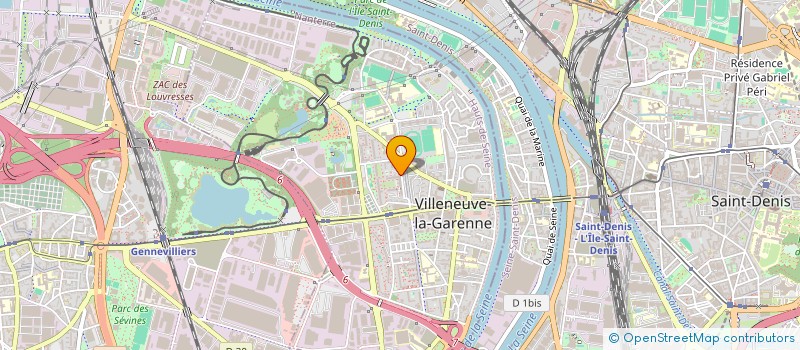 localisation de l'entreprise MONSIEUR YAHYA BOUGHRARAT  VILLENEUVE-LA-GARENNE