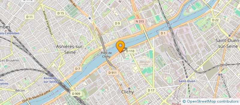 localisation de l'entreprise MONSIEUR YAHYA DAHIR ADAN à CLICHY