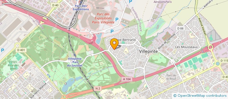 localisation de l'entreprise MONSIEUR YAHYA DAOUDI  VILLEPINTE