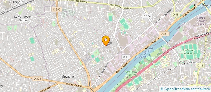 localisation de l'entreprise MONSIEUR YAHYA EL HADRI  BEZONS