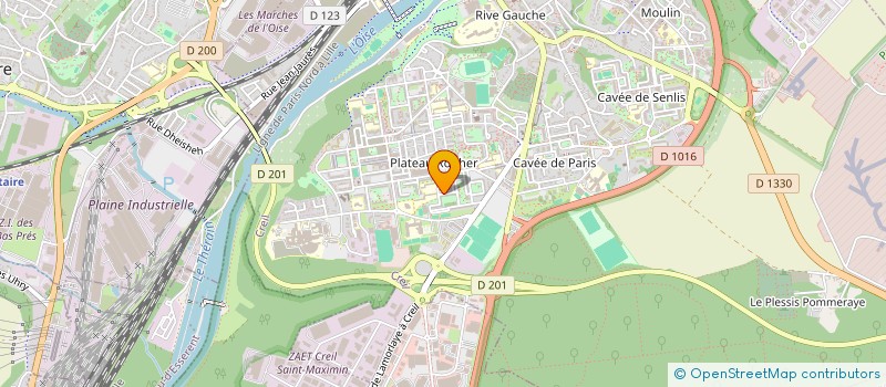 localisation de l'entreprise MONSIEUR YAHYA EL YAMANI  CREIL