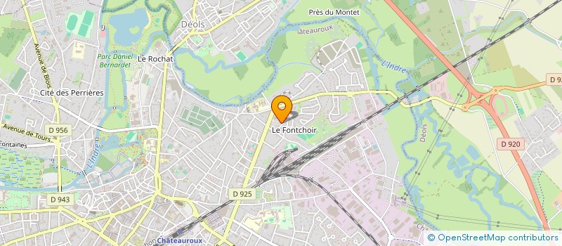 localisation de l'entreprise MONSIEUR YAHYA IDRISS ADAM  CHATEAUROUX