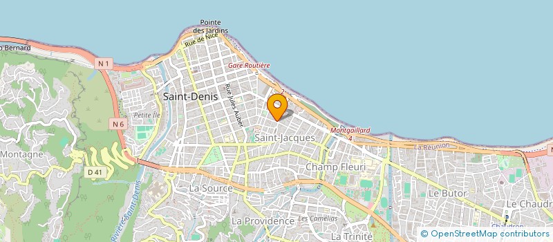 localisation de l'entreprise MONSIEUR YAHYA ISSACK à SAINT-DENIS