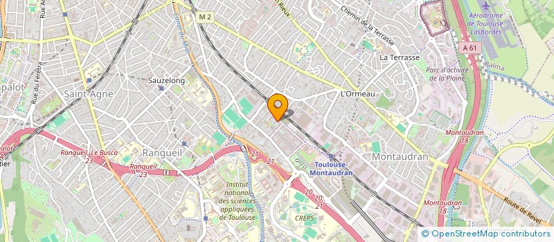 localisation de l'entreprise MONSIEUR YAHYA JEBRI à TOULOUSE