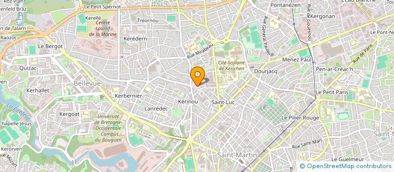 localisation de l'entreprise MONSIEUR YAHYA KANE à BREST