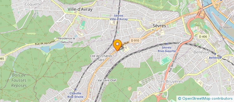 localisation de l'entreprise MONSIEUR YAHYA LAHJOUJI à SEVRES