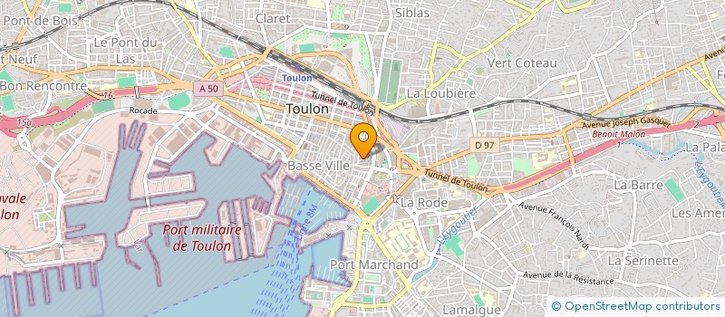 localisation de l'entreprise MONSIEUR YAHYA MAACH  TOULON