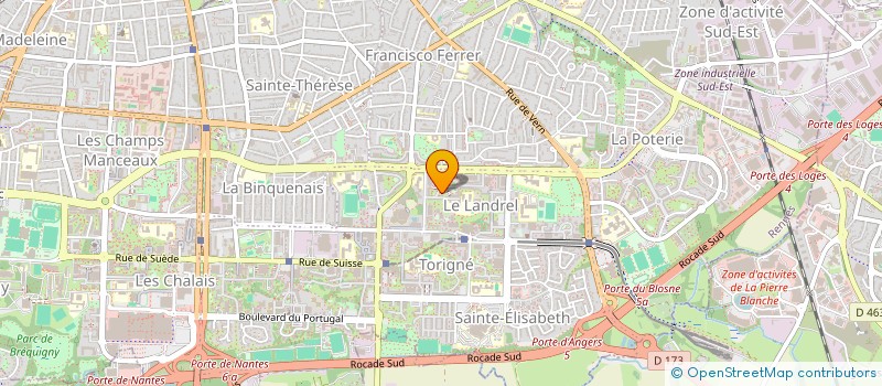 localisation de l'entreprise MONSIEUR YAHYA MERIEM  RENNES