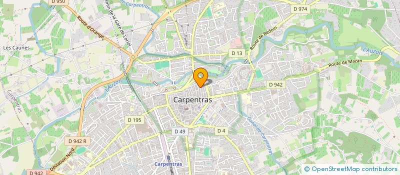 localisation de l'entreprise MONSIEUR YAHYA MEZHAR à CARPENTRAS