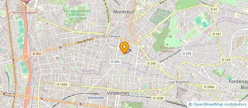 localisation de l'entreprise MONSIEUR YAHYA N DIAYE à MONTREUIL
